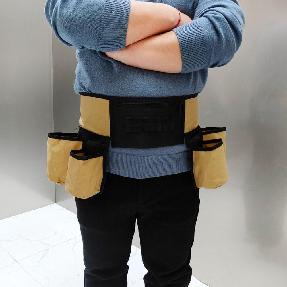 Waterproof Cleaning Kit Fanny Pack Multi-pocket Gardening Tool Waist Bag  Housekeeping