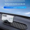 Multifunction Car Anti-Slip Mat with Temporary Parking Number Car Dashboard 360-Degree Rotating Mobile Phone Holder
