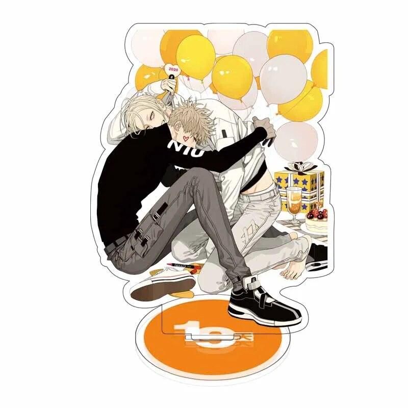 Hot Anime 19 Days Acrylic Figure Stand Model Toys Old Xian Hetian Jian Yi Character Model Desk Decor Cosplay BL Fans Collestive