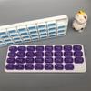 Moisture Proof 31 Grid Pills Box Independent Cell Medicine Container Pill Organizer  Travel