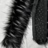 1M Fluffy Trim Imitation Raccoon Artificial Fur Stripe Decoration New Big Fur Collar