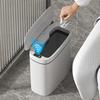 14L Smart Sensor Trash Can for Kitchen Toilet Waterproof Narrow Seam Automatic Trash Bin Wastebasket Touchless Rubbish Garbage