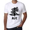 Men’s Vintage Tee Shirt Graphic T Shirt Time for New Advantures AUE White