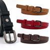 Womens Cowhide Trendy Belt With Alloy Buckle For Daily Office And Casual Outfits
