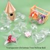 Transparent Plastic Ball Clear Plastic Craft Ball Baubles For Christmas Decor