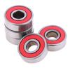 5Pcs Red Abec-7 608Rs Skateboard Roller Sealed Ball Bearings 8X22X7Mm