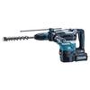 Makita 40mm Rechargeable Hammer Drill 40Vmax4Ah 2 Case Included HR005GRMX Blue Batteries, Charger,