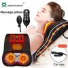 Electric Shiatsu Head Neck Cervical Ttraction Body Massager Car Back Pillow with Heating Vibrating Massage Device