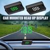 Car Head Up HD Display GPS Speedometer Speed KMH Digital HUD Windshield Projector For All Cars Auto Electronics Accessories X6Y5