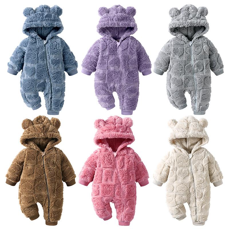 YUBAOBEI Baby Winter Costume Boys Girls Newborn Rompers For Baby Jumpsuit Infant Clothing