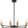 6 Head Lights  Modern Ceiling Adjustable Chandelier Satellite Hanging Lamp Lustre Light Fixture Home Living Dining Room Decor