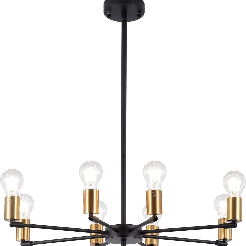 6 Head Lights Modern Ceiling Adjustable Chandelier Satellite Hanging Lamp Lustre Light Fixture Home Living Dining Room Decor