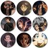 32/44/58mm Eren Yeager Icons Pin Handmade Brooch for Clothes Cartoon Cosplay Badge Backpack Decoration Jewelry Gift