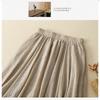 Double-layer Skirt Elastic Waist A-line Skirt Big Swing Skirt Woman
