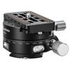 Leofoto Panoramic Gear Head Panning Gear Controllable Level Included Compatible Base Diameter 60mm Load Capacity 20kg 038062 GR-2 Arca-Swiss