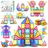 Magnetic Blocks, Magnetic Blocks, Educational Toys, 3D Puzzles, Transparent Colorful Magnetic Toys, Children's Building Blocks, Develops Imagination