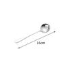 Durable Stainless Steel Coffee Spoons Long Handle Espresso Stirring Spoons Exquisite Home Café Barista Accessories Dessert Spoon