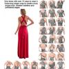 Sexy Women's Fashion Long Dress Beach Bridesmaid Convertible Wrap Party Dress Women