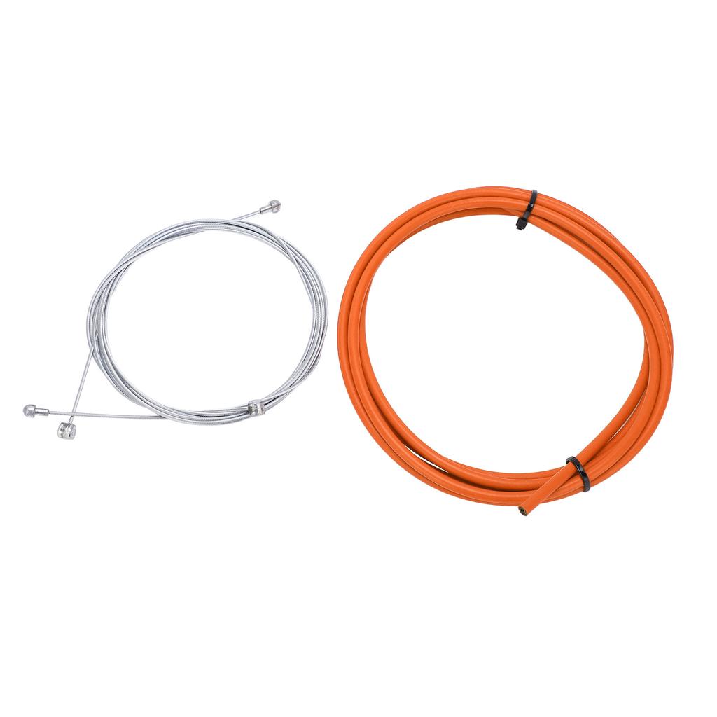 BOLANY Bike Bicycle Brake Cable and Housing Set Stable Strong 5mm Bicycle Brake CableOrange