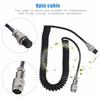 8-pin Coiled Microphone Cable, 8-Core, Convenient 8-Pin Coiled Extension Microphone Cord, Male To Female Cable