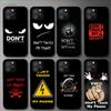 Dont Touch My Phone Phone Case For Iphone 11 12 Mini 13 14 Pro Xs Max X 8 7 6s Plus 5 Se Xr Shell