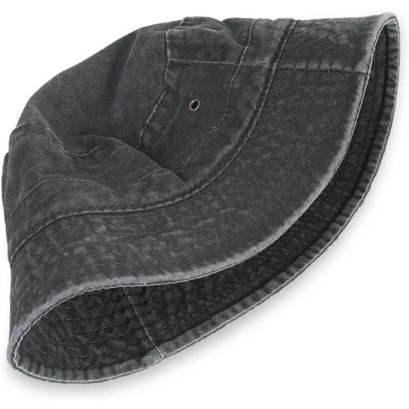 Popular Unisex Cotton Summer Washed Jeans Bucket Hat Cap For Women Spring Fisherman Hat Outdoor Travel Sunshade Gift