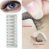 10x Natural Rubber Latex Eyelash Waterproof White Glue Eye False Eyelash N5C1