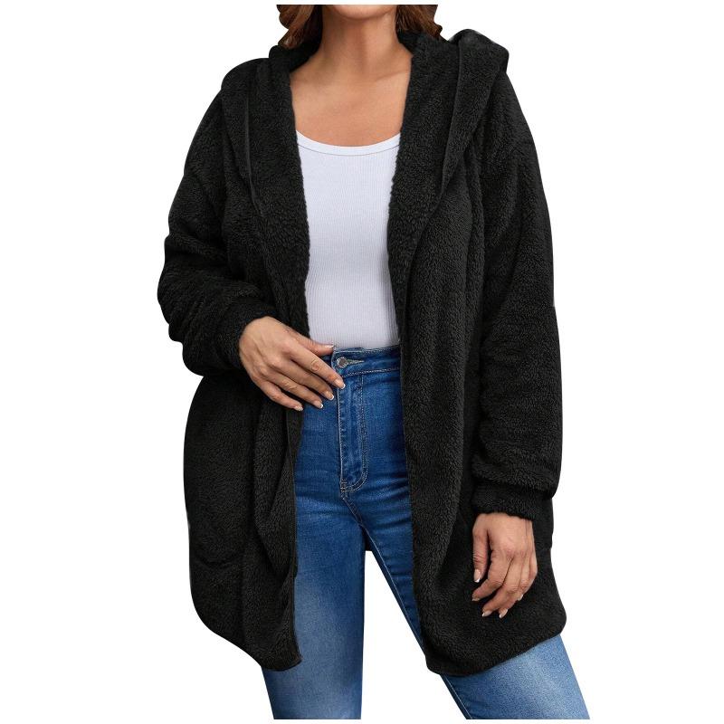 Winter Cardigan Plus Size Women's Loose Casual Jacket Women's Top Jackets & Coats Women’s