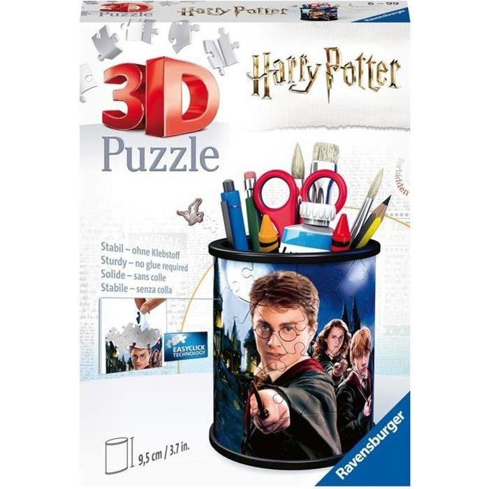 3D Puzzle Harry Potter Pencil Pot - Ravensburger - No Glue - 54 Pieces - Ages 6 and Up