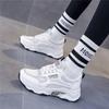 Sneakers Women's Shoes 2025 Spring and Summer New Platform Dad Shoes Women's Mesh Breathable Little White Shoes Casual Shoes