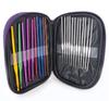 22 X Multicolour Aluminum Crochet Hook Knitting Needles Handle Knit Set Weave Sweater Knitting Tools