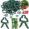 30PCS Plant Clips Reusable Greenhouse Bracket For Fixed Plants Vine Flower Seedling Tomatoes Support Garden Supplies