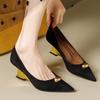 Pointed Toe Women High Heels Shoes Shallow Wedges Sexy Fashioin Shoes Summer Dress Woman Pumps 2025 Designer Chaussure Femme