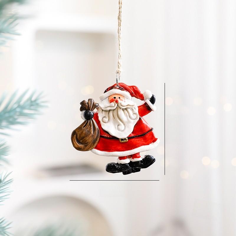 Santa Ornaments Christmas Snowman Gnome Festive Decorations Holiday Supplies