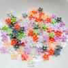 100 Pieces Mixed 8mm Mini Flower Resin Scrapbook Decoration Suitable for Diy Jeweled Hair Accessories