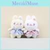 Plush Bunny Lovable Keychain Adorable Rabbit Bag Decoration Soft Pp Cotton Design