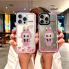 Labubu's Pink Sweetheart" Fashion Case for iPhone 7 X 11 12 13 14 15 16 Series,for Samsung Series A12 A23 A54 S21 S22 S23 S24 S25...