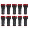 10 Pcs BERM LED Buzzer AD16?22SM Red Flash Alarm Indicator Lamp Buzzer Ac DC24V