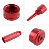 Upgraded Extended Run Brass Hose Fitting Gas Cap Change Funnel Magnetic Oil Dipstick Aluminum Generator Parts- 55201