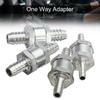 Aluminium Alloy Water Diesel Fuel Non Return Vehicle Check Valve 6/8/10/12mm One Way Adapter