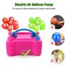 Balloon Pump Electric Air Balloon Pump Portable Electric Balloon Inflator 2 Modes Dual Nozzle for