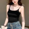 Stylish Elegance Fashion Female Casual Vest H587 Small Camisole Thin Slim Tops Female with Chest Pads Inside The Undershirt Summer Sexy T Shirt Match