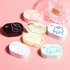 1 Set Contact Lenses Organizer Creative Lightweight Plastic Cute Easy To Carry Case for Girls