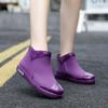 Women's Rain Shoes Fashion Trend Adult Short Tube Waterproof Anti Slip Boots
