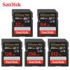 SanDisk SD Card Extreme PRO 128GB SDHC 32GB 64GB 256GB 512GB SDXC Memory Card C10 USH-1/U3/4K/V30 UHD Original Sandisk Extreme For Camera Car DV SLR