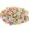 300 Pcs Fake Multicolor Small Daisy Artificial Mini Flower Heads, Colorful Silk for DIY Holiday Wedding Party Home Garden Decoration