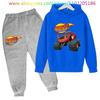 Topo De Bolo Blaze And The Monster Machines 4 Hoodie Kids Clothes Girls Clothing Children  Autumn Suit Boys Sweatshirt and Pants