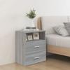 VidaXL Bedside Table Sonoma Grey 50x32x60 Cm 815860
