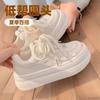 Four Seasons Simple Platform White Shoes Women's 2025 Women's New Lightweight and Beautiful Casual Versatile Sports Trend Women's Shoes