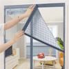 1 Set Summer Door Screen Net Anti Mosquito Insect Fly Bug Curtains Net Automatic Closing Door Screen Kitchen Curtains Magnet Net